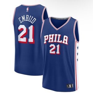 Blue PHILA Basketball Jersey